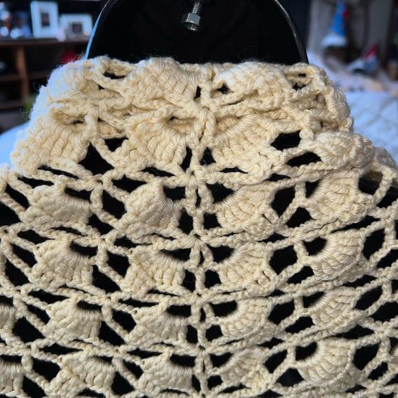 Hand Made Crochet Tassel Shawl - Picture 5 of 5